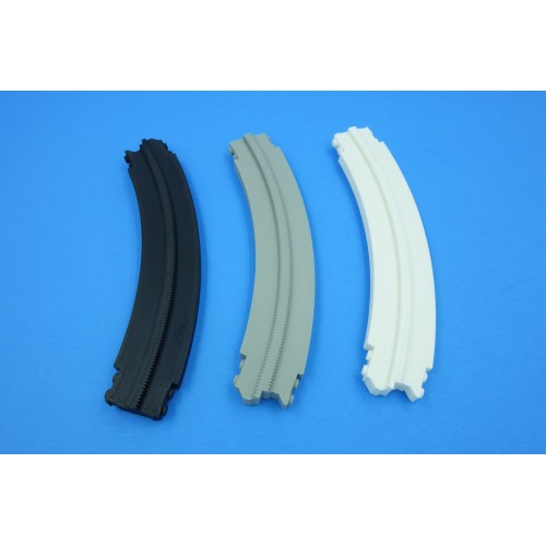 Monorail Short Curve Right - Light Gray Monorail Short Curve Right - Light Gray